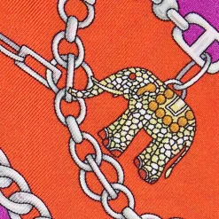 E.Marinella TWILLY IN SETA ARANCIONE Lucky elephant Sale
