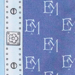E.Marinella TWILLY IN SETA BLULogo em