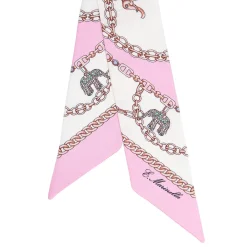 E.Marinella TWILLY IN SETA ROSA Lucky elephant