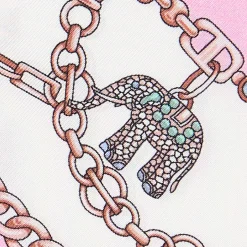 E.Marinella TWILLY IN SETA ROSA Lucky elephant