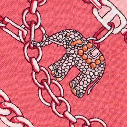 E.Marinella TWILLY IN SETA ROSA Lucky elephant Discount