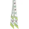 E.Marinella TWILLY IN SETA VERDE CHIARO Lucky elephant Sale